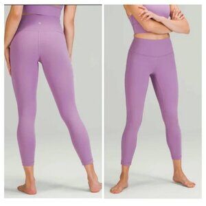 NWOT! LULU Wunder Under High-Rise Tight 25" *Luxtreme W5DKYS Wisteria Purple 6